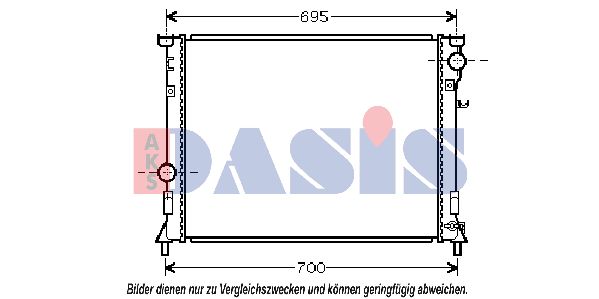 AKS DASIS Radiators, Motora dzesēšanas sistēma 520025N